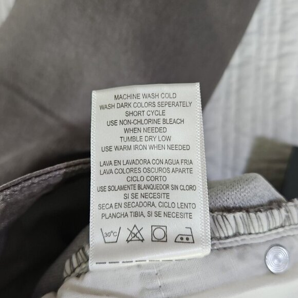 Vintage Genes Black Jeans Men's 30W 30L Gray French Terry Denim Stretch NWT - Picture 13 of 14